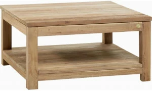 Kok Maison Низкий квадратный журнальный столик из тика Drift