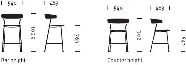 Herman Miller Деревянный табурет со встроенной подушкой Leeway sun-id-1456762 - Вид №11