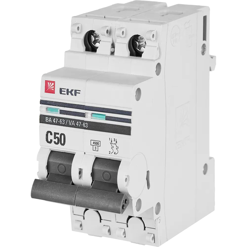 Автоматический выключатель EKF ВА47-63 для защиты электросетей 82421262 STLM-1115011