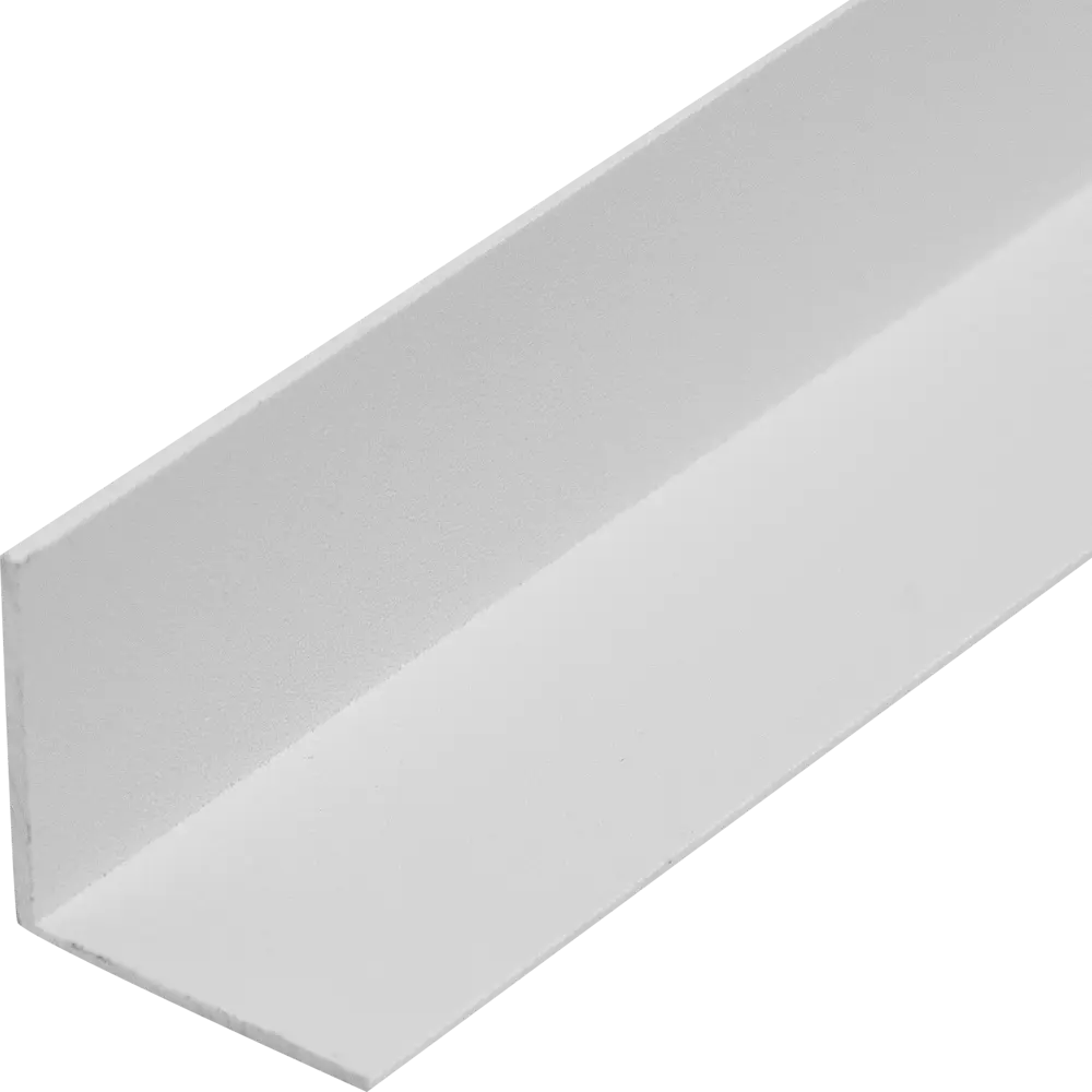 Алюминиевый уголок Santreyd 20×20×1 мм белый муар для интерьера и мебели 14238298 STLM-0004505