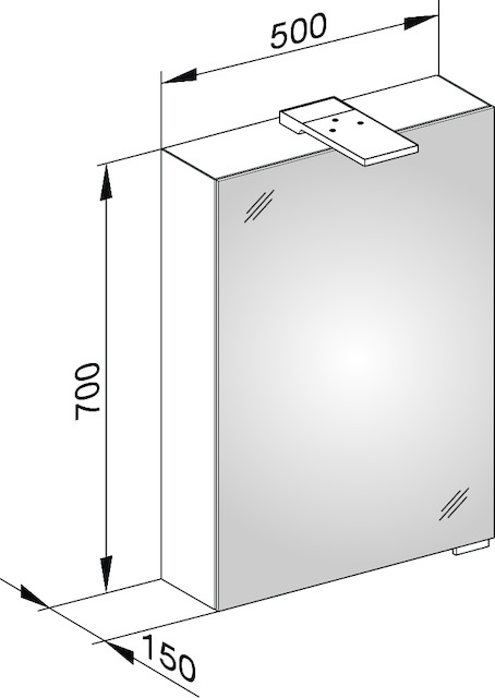 14401171101 Зеркальный шкаф KEUCO Royal 15 - Вид №5