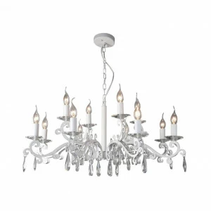 Подвесная люстра Favourite Terrific 1969-12P FAVOURITE ДИЗАЙНЕРСКИЕ, TERRIFIC WHITE 108681 Белый