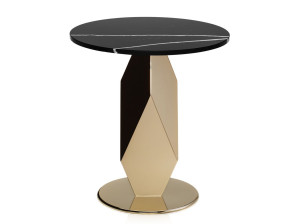 Круглый стол со стальным основанием