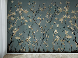 Экологичные обои из рулонной штукатурки