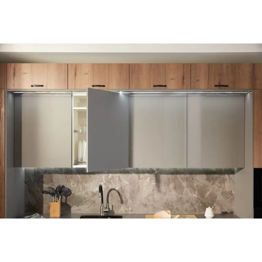 Фасад для кухонного ящика Delinia ID Рошаль 59.7×12.5 см в цвете тёмное дерево 86881109 STLM-0867539 - Вид №8