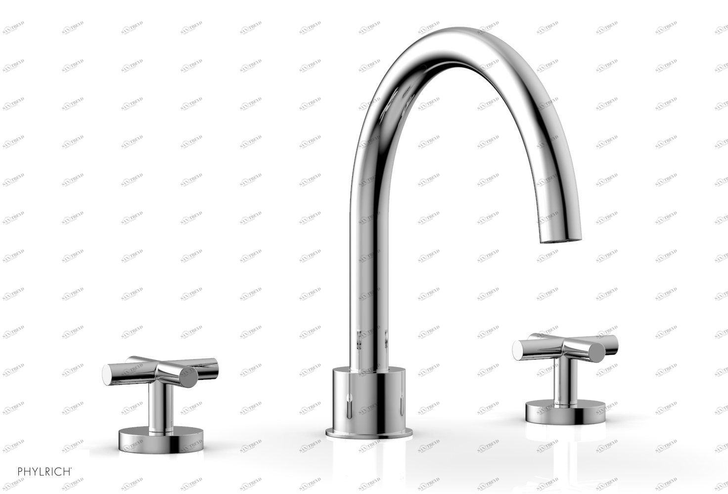 Смеситель для ванны TRANSITION Phylrich  120-40-026 Хромированный