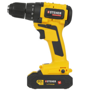 Дрель-шуруповерт STEHER CDB-200-2 5370927