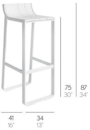 GANDIABLASCO Табурет садовый высокий Flat sun-id-1432565 - Вид №4