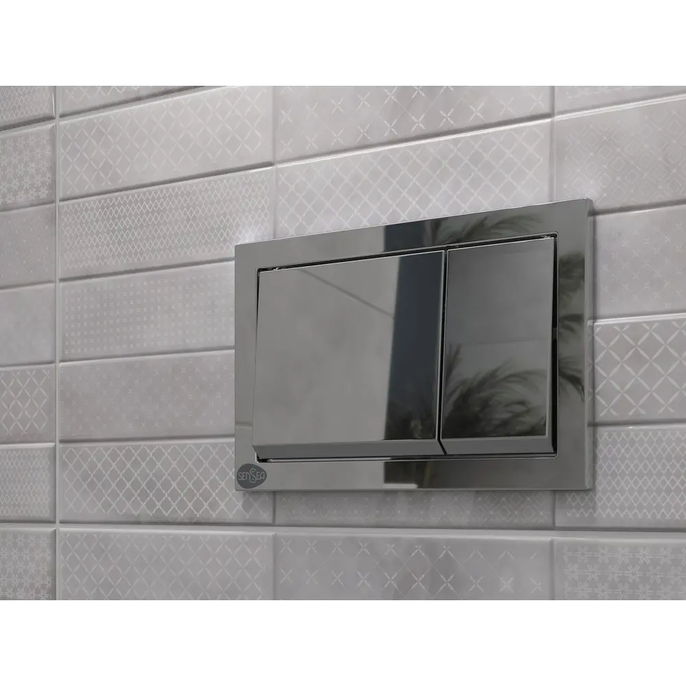 Кнопка двойного смыва Sensea Dana цвет хром глянцевый STLM-2116053 - Вид №2