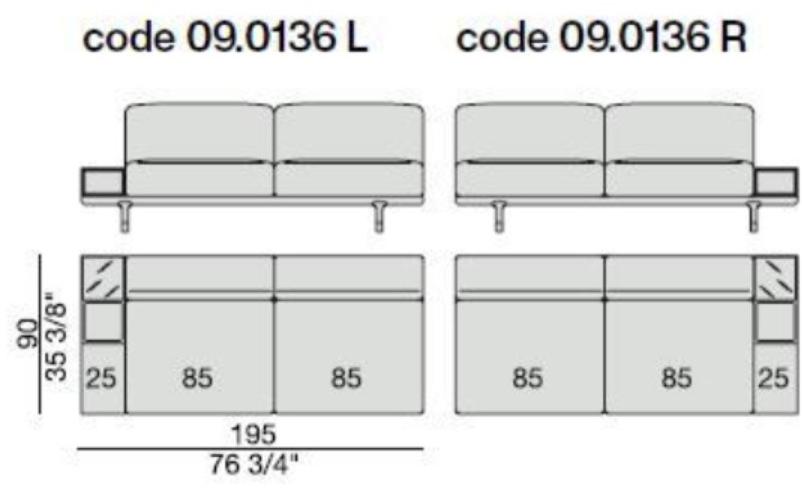 Porada Модульный тканевый диван с вещевым ящиком Eighteen sun-id-1365862 - Вид №26