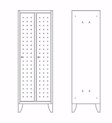 Dieffebi Металлический шкаф Lockers 135_n001c - Вид №5