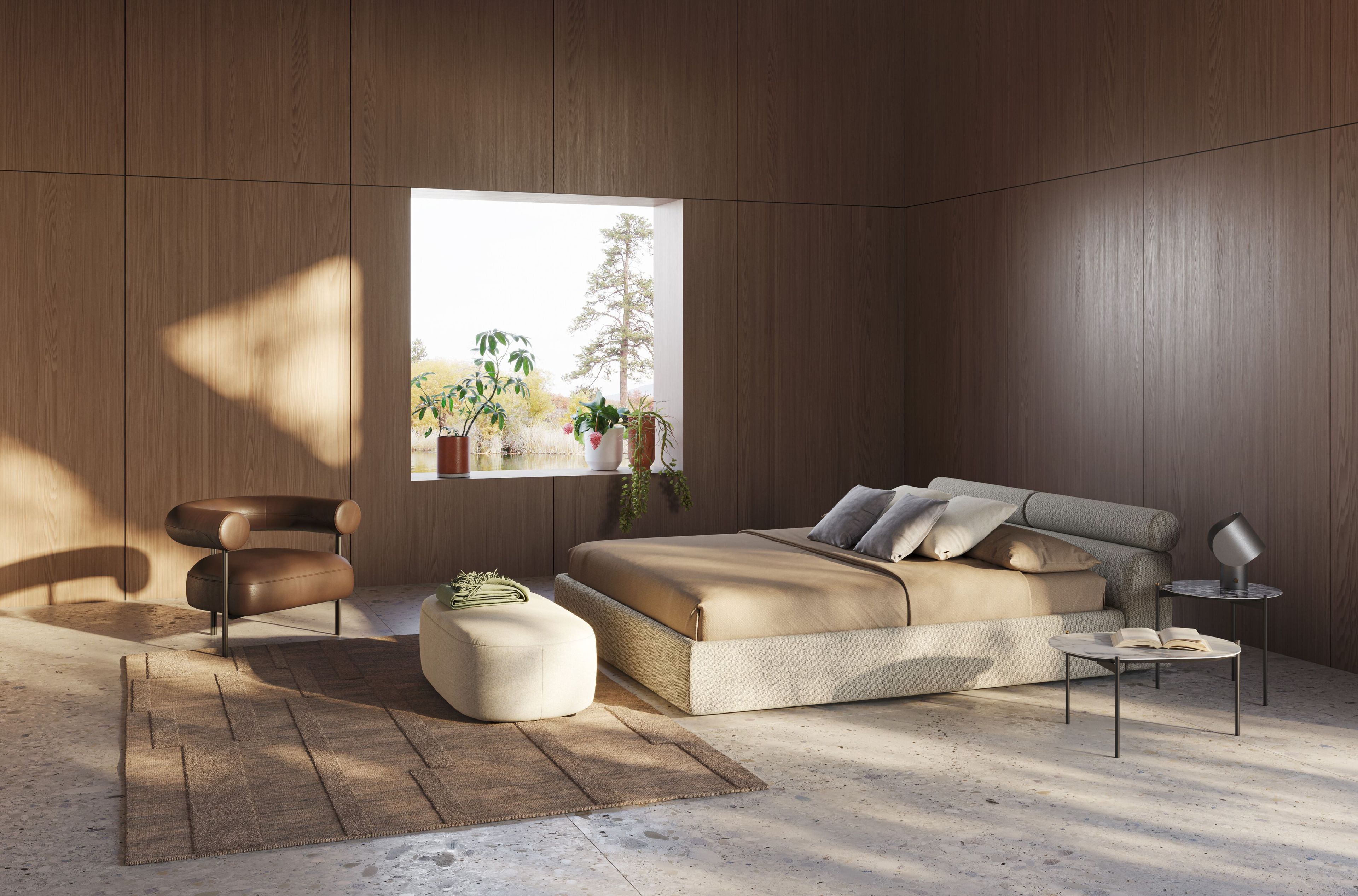 Мягкая кровать из ткани Liu Jo Living Collection ARCH-00056458 - Вид №3