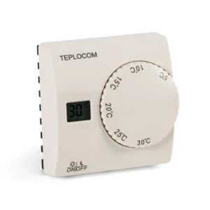 Термостат комнатный Teplocom TS-2AA/8A электронный программируемый цвет белый