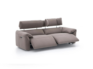 2-местный кожаный диван с электроприводом