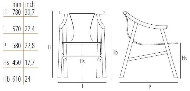 Wiener GTV Design Стул из бука с подлокотниками Magistretti sun-id-1471228 - Вид №15