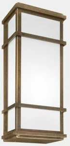 Il Fanale Бра для наружного освещения из латуни и оргстекла Quadro 262.10.ob