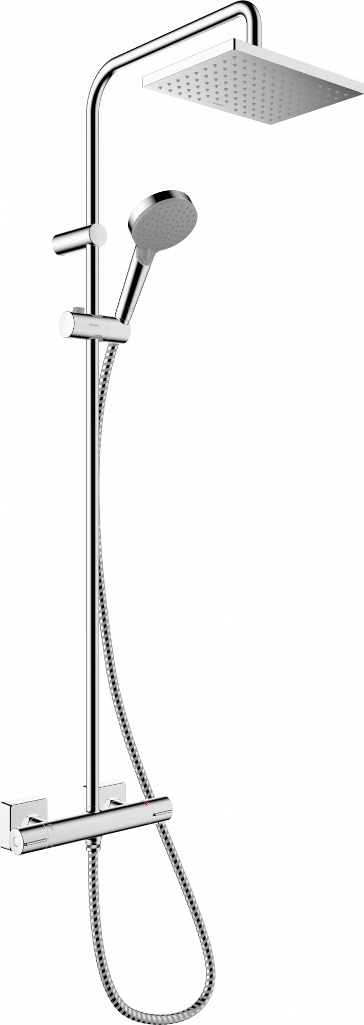 26097000 Vernis Shape Showerpipe 230 1jet EcoSmart с термостатом Hansgrohe 