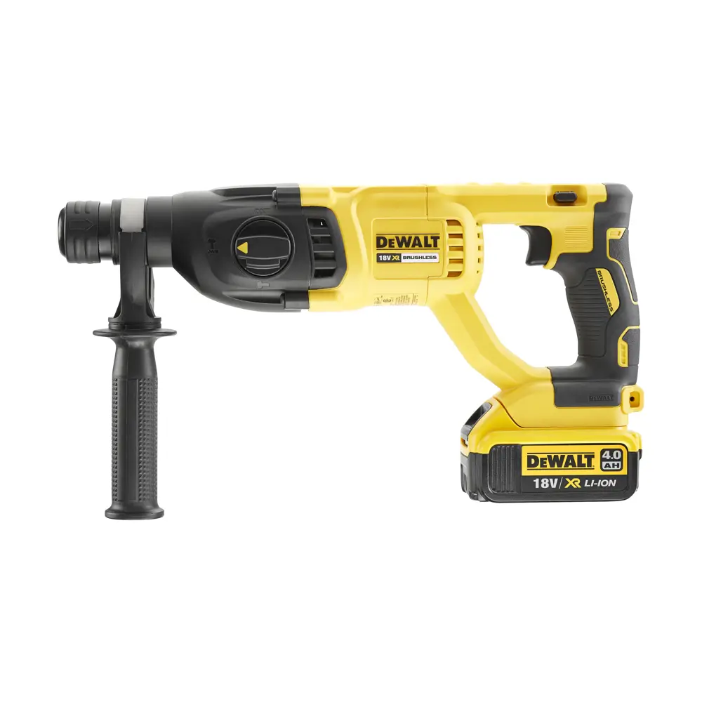 Перфоратор бесщеточный аккумуляторный SDS-plus DeWalt DCH133M1, 18 В Li-ion 4 Ач, 2.6 Дж 18787649 STLM-2029322  - Вид №1