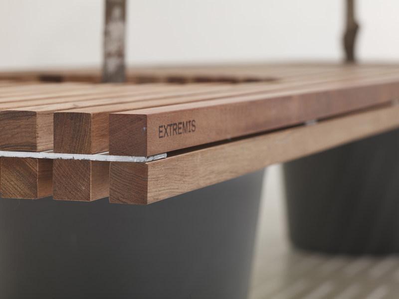 Extremis Деревянная садовая скамейка sun-id-1511720 - Вид №3