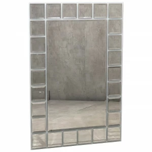 Зеркало большое венецианское с фацетом серое "Слайс-1" GRAUM ДИЗАЙНЕРСКИЕ 304106 Зеркальный