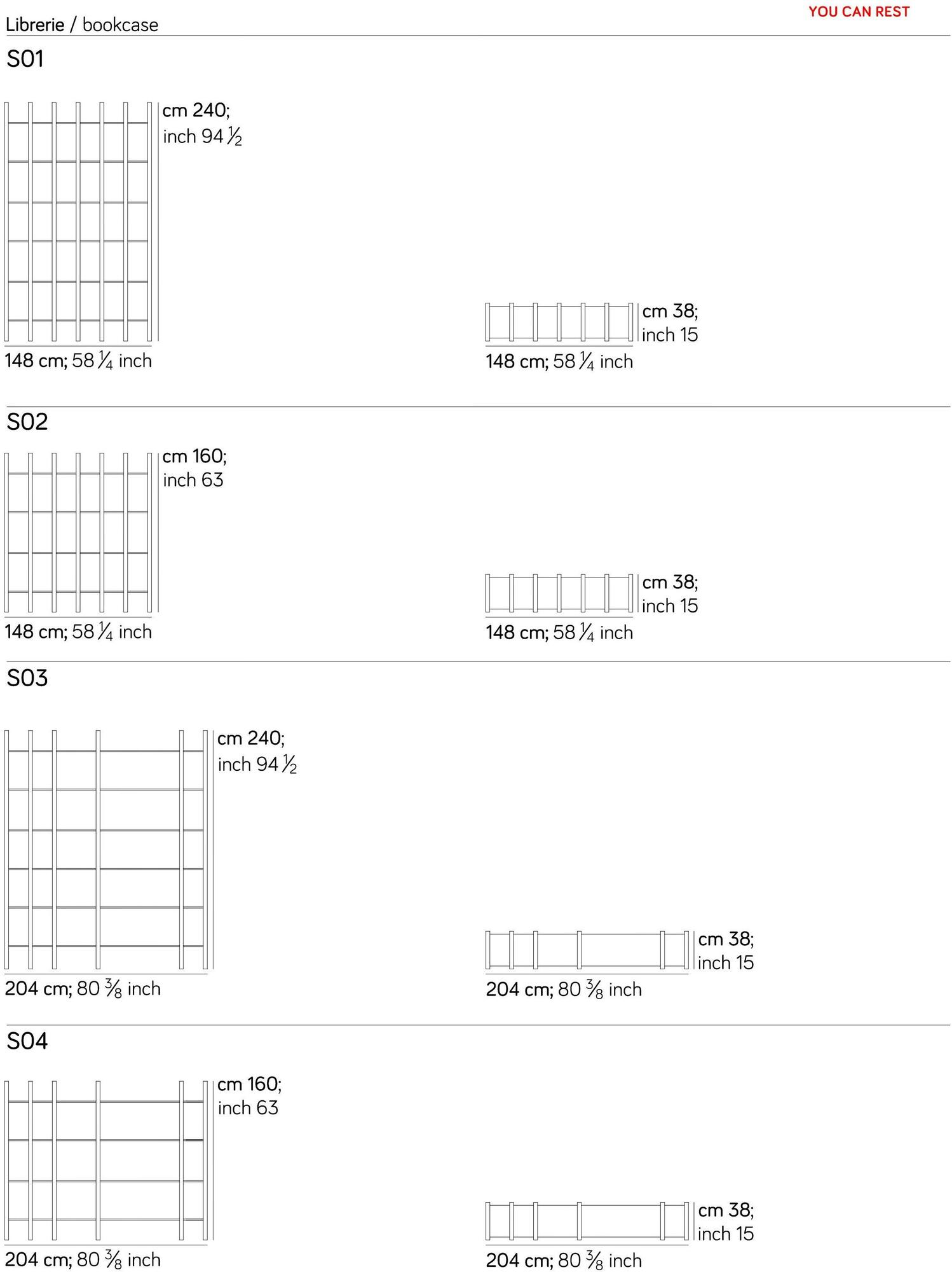 AMURA Модульный деревянный книжный шкаф Sistema parere 1 sun-id-1399829 - Вид №10