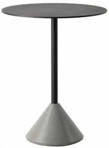 Bentu Design Круглый бетонный стол с алюминиевой столешницей Ding C239054-c239044