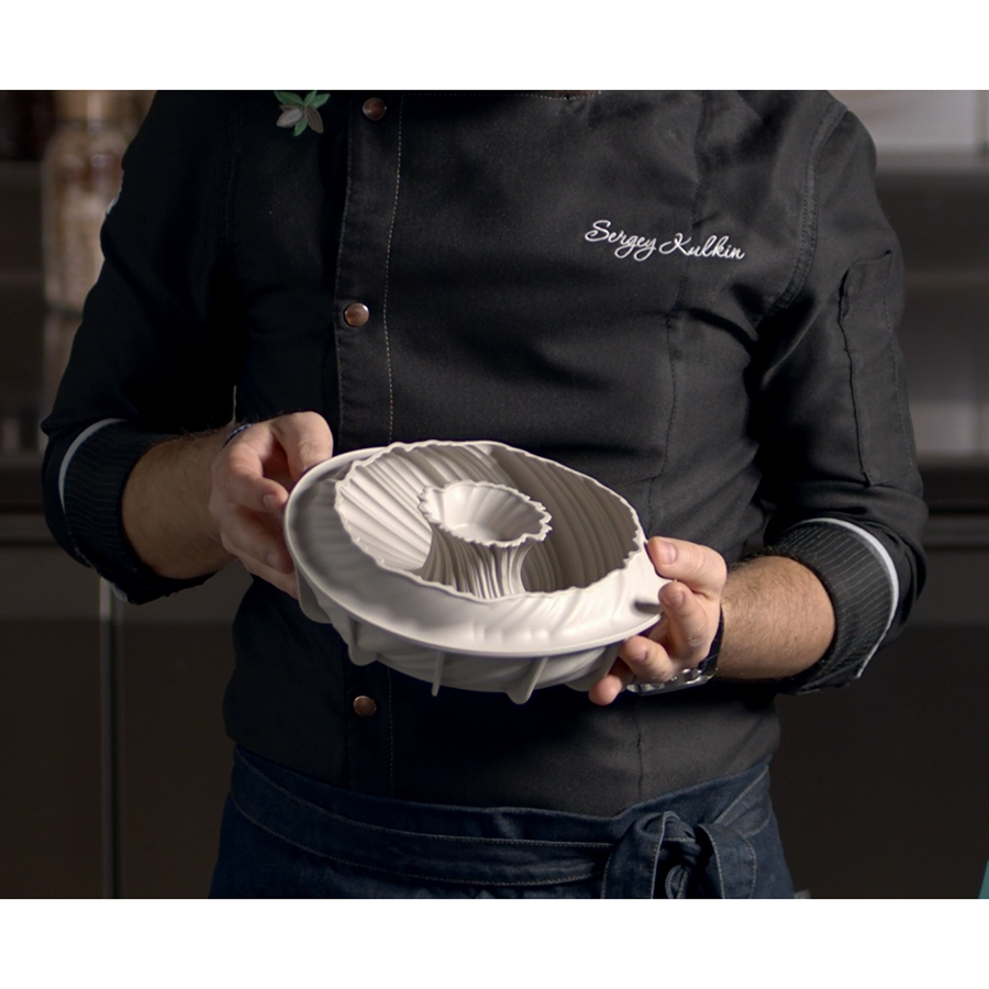 20.384.13.0065 Форма для приготовления пирогов и кексов intreccio 21 х 7 см силиконовая Silikomart  - Вид №8