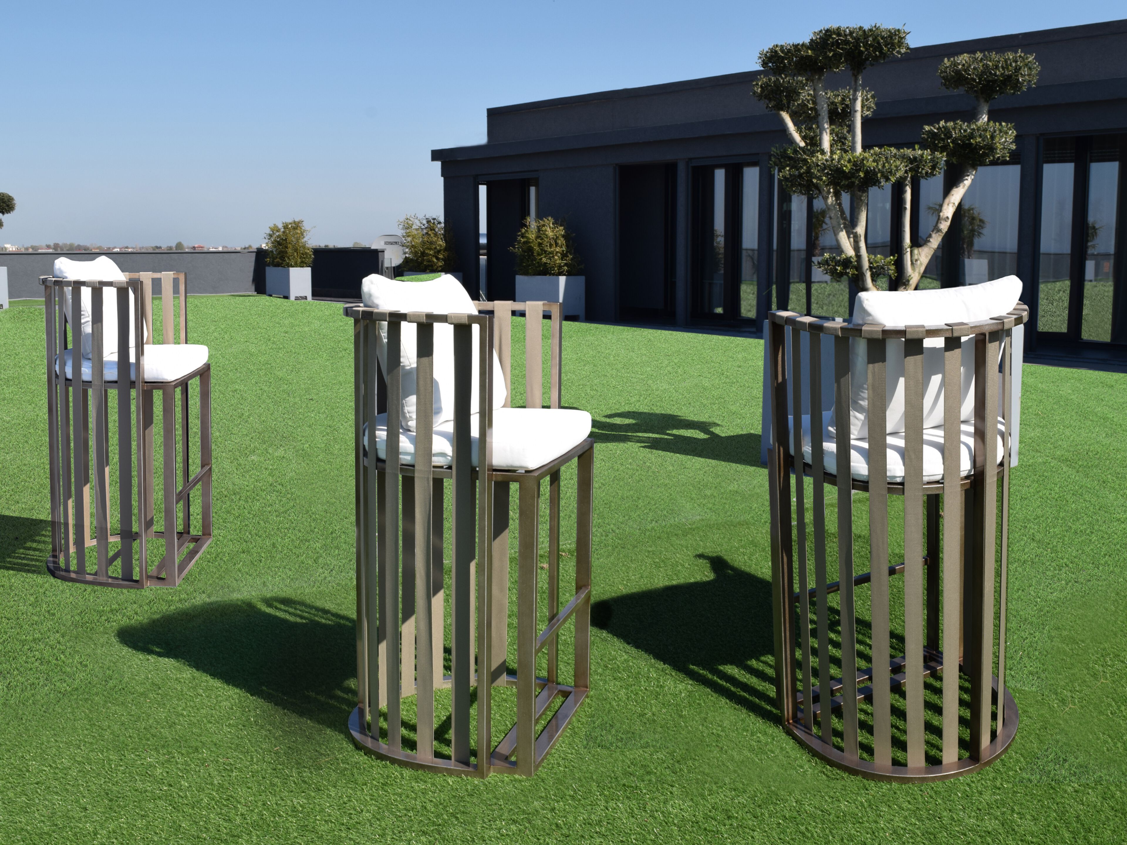 Алюминиевый садовый стул с подставкой для ног ABLE Богота ARCH-00058509 - Вид №5