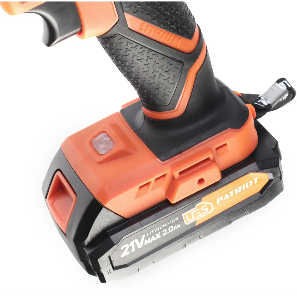 Дрель-шуруповерт аккумуляторная Patriot 189UES, 18 В Li-ion 2x2 Ач 88903133 STLM-2059668  - Вид №7