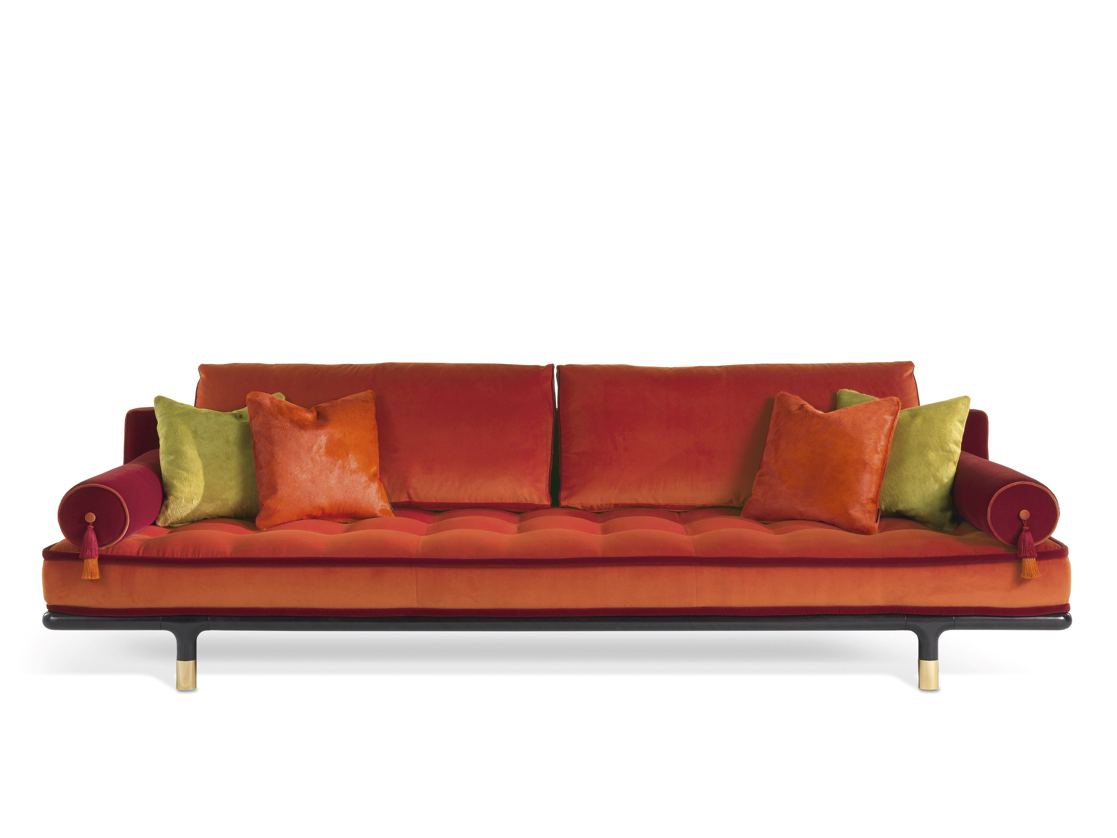 4-местный бархатный диван capitonné ETRO Home Interiors Woodstock ARCH-00123443