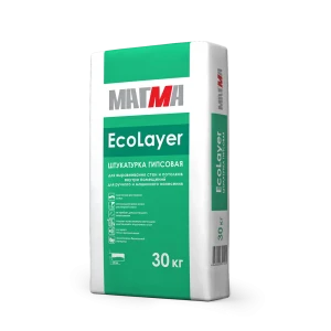 Штукатурка гипсовая Магма Eco Layer 30 кг