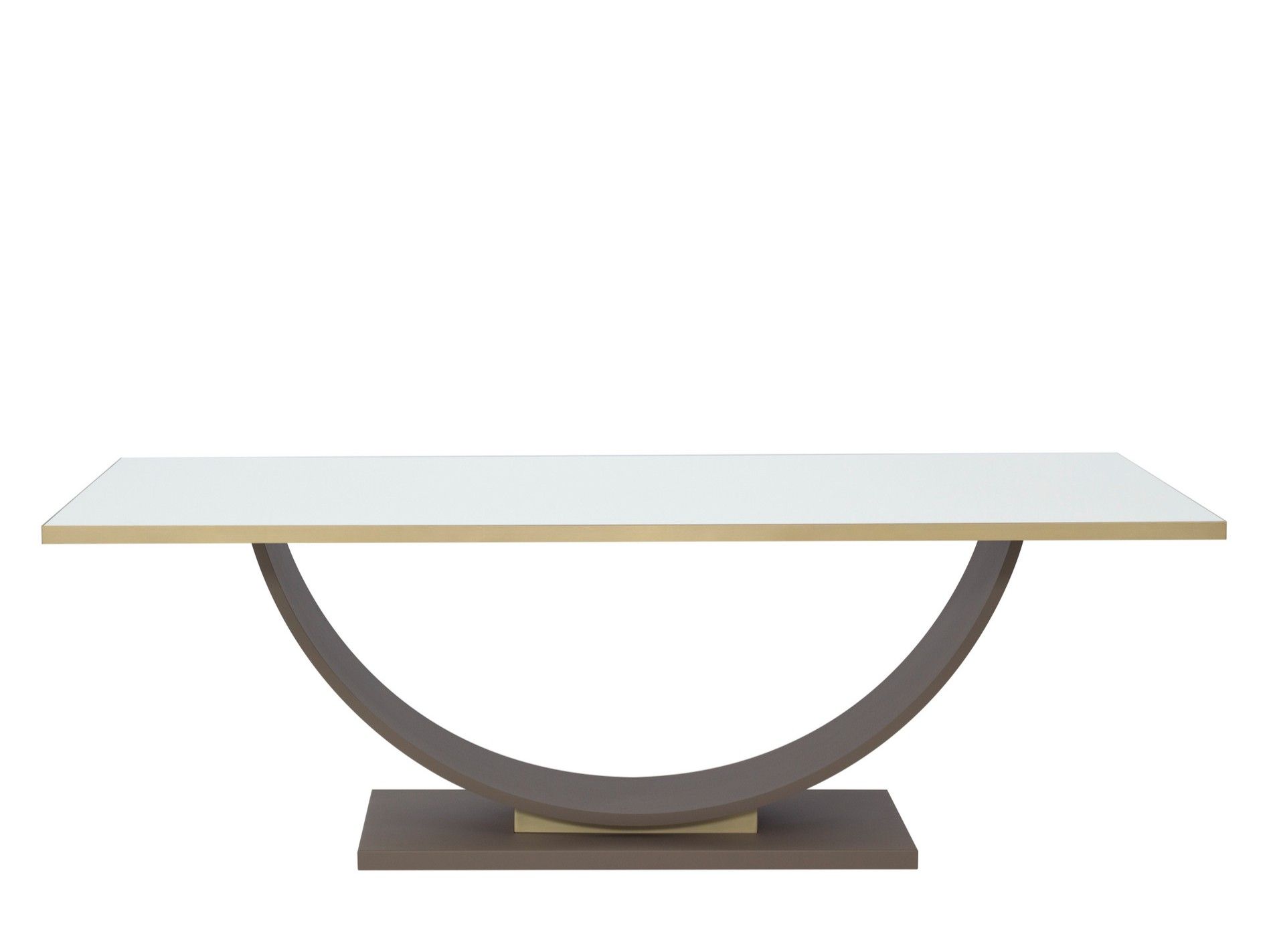 Прямоугольный стол со стальным основанием и ламинированным верхом ORO NERO Collection Ark ARCH-00022516