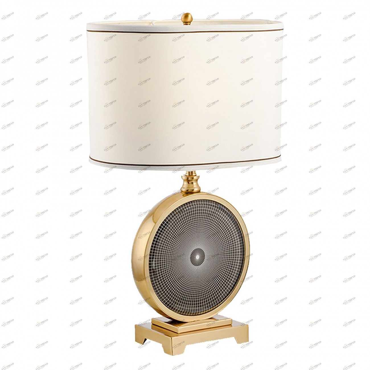 Настольная лампа Dragon glass 894 EVENHOME ВАЗА 192749 Белый;золото 