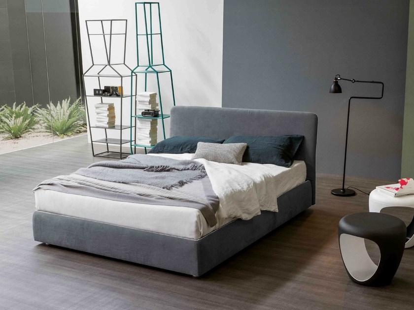 Bonaldo Двуспальная кровать со съемным чехлом из ткани с мягким изголовьем sun-id-1433574 - Вид №2