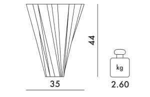 Ваза из ПММА Kartell SHANGHAI ARCH-00074082 - Вид №23