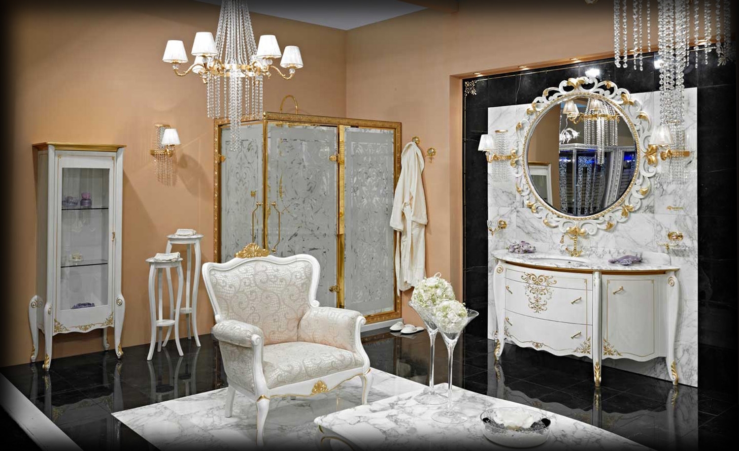 Комплект мебели для ванной 29/1D LINEATRE DIADEMA 291D - Вид №1