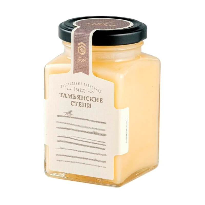 Мёд Тамьянские степи натуральный Медовый дом 320 г Santreyd 13384
