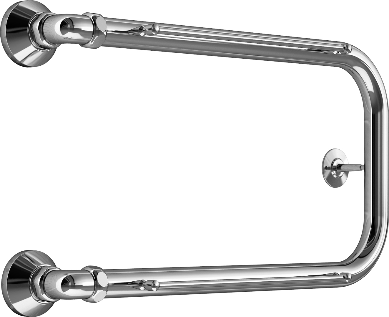 Полотенцесушитель Вид 36 с полкой водяной П-образный  Margroid ST-MRG1078 Santreyd  - Вид №1