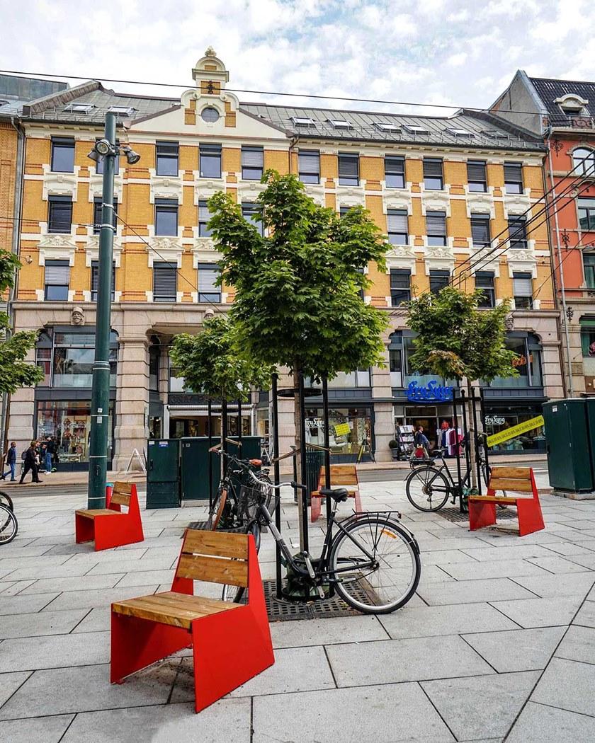 VESTRE Садовый стул из стали и дерева Bloc sun-id-1350057 - Вид №1