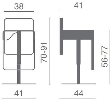 Kastel Стул регулируемый по высоте sun-id-1427262 - Вид №4