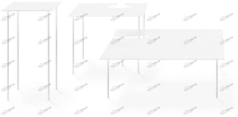 Desalto Стол из листового металла Softer than steel sun-id-1412743