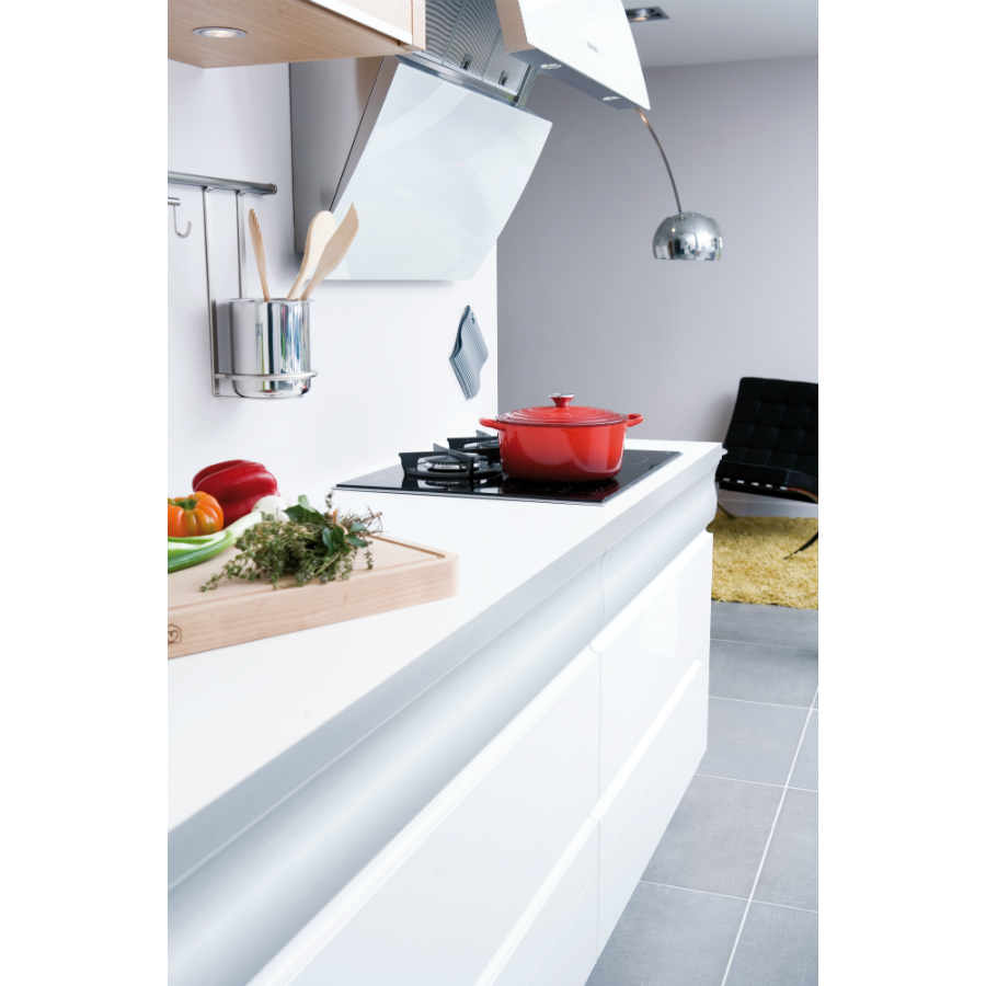 Кастрюля чугунная Le Creuset, Ø28 см, вишневая 21177280602430 - Вид №1