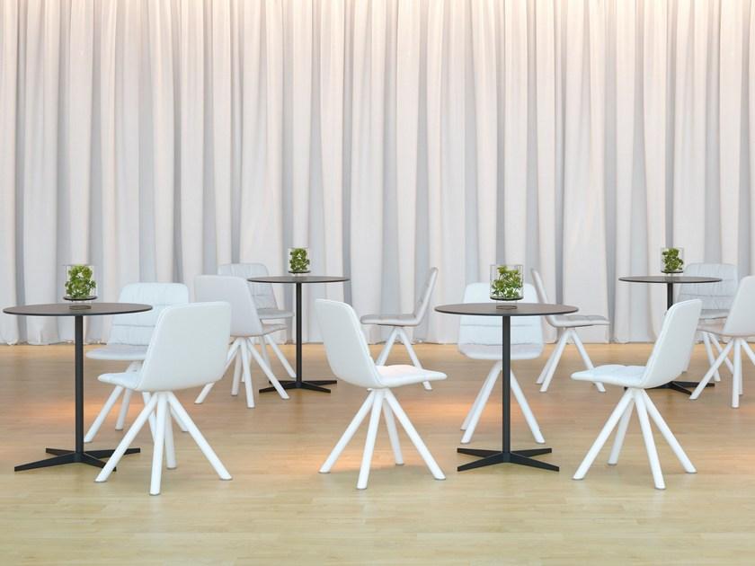 Viccarbe Круглый стол из МДФ с основанием 4 звезды Eli sun-id-1416816 - Вид №7