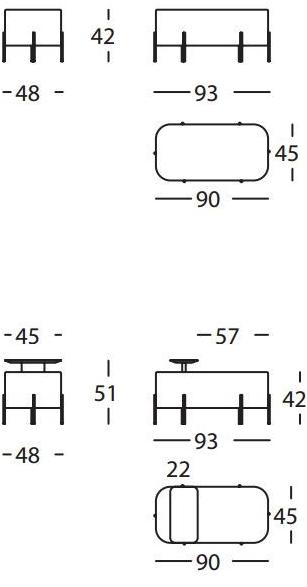Sancal Модульная скамья из ткани Elephant sun-id-1452535 - Вид №4