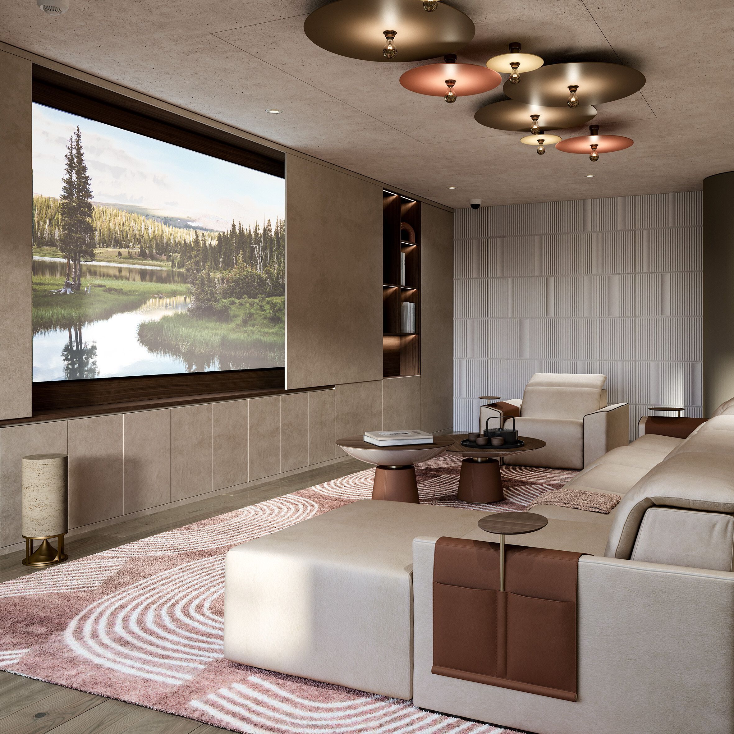 Модульный тканевый диван с откидной спинкой Vismara Design Kubrik ARCH-00065329 - Вид №3