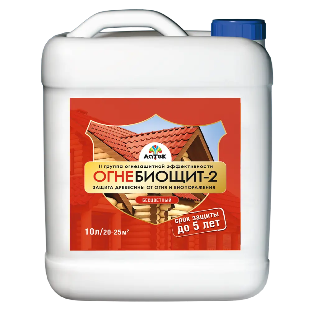 Пропитка огнебиозащита II группы 10 л ЛАТЕК STLM-2203334