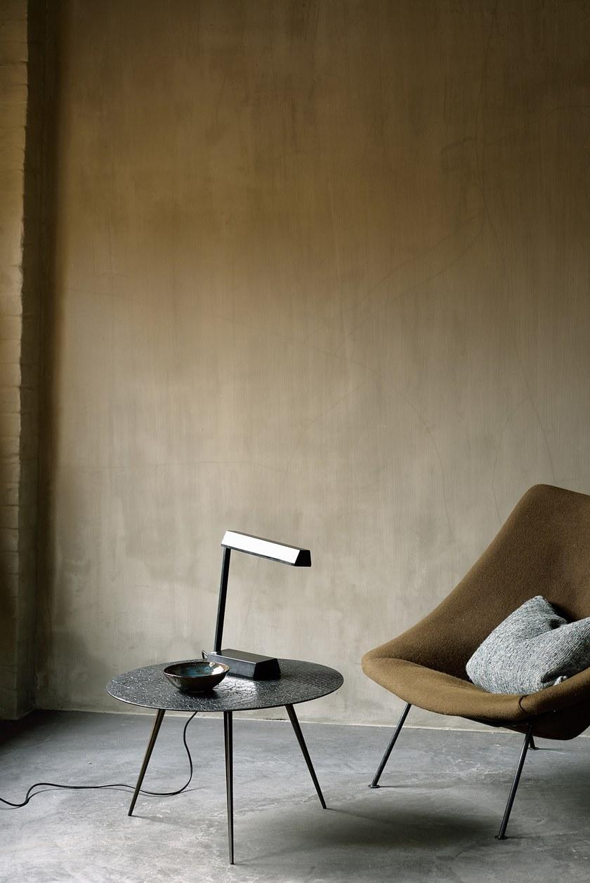 Ethnicraft Низкий круглый металлический журнальный столик sun-id-1473783 - Вид №3