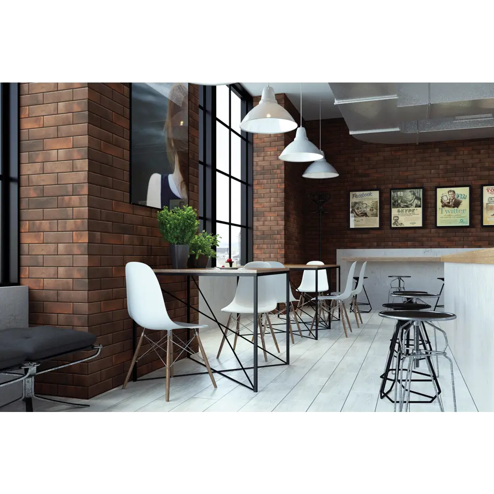 Плитка клинкерная Cerrad Retro brick темно-коричневый 0.6 м² 82676334 STLM-2117300 - Вид №2