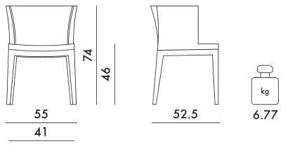 Тканевый стул Kartell MADEMOISELLE RUBELLI ARCH-00064558 - Вид №73