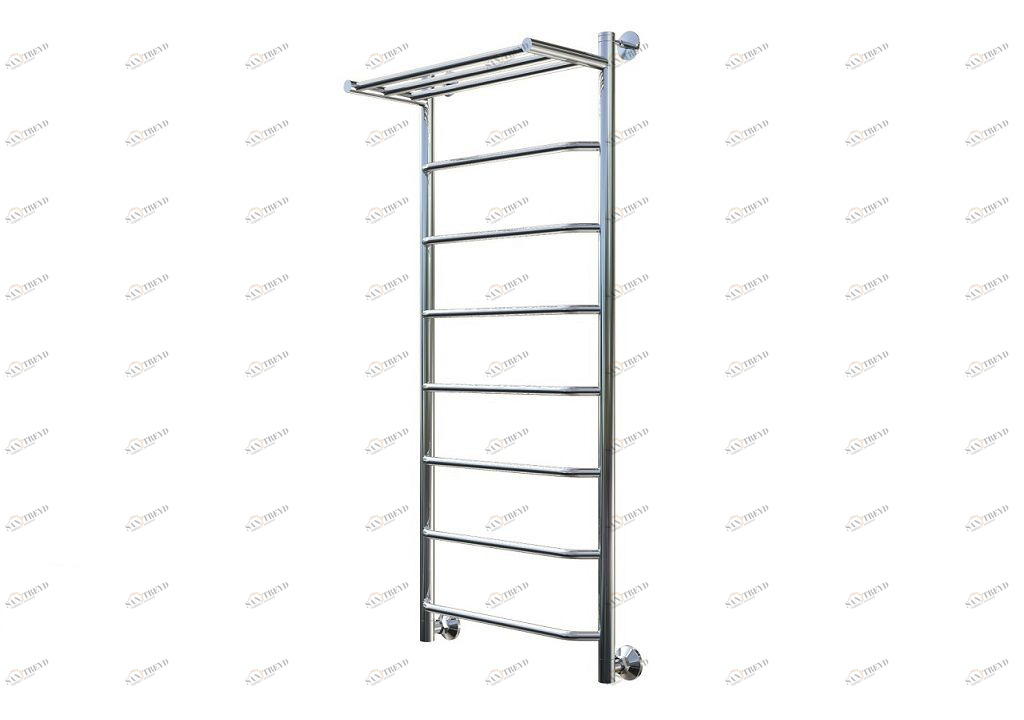 Полотенцесушитель водяной Aquanet Fiona 1200x600, с верхней полкой 00237021